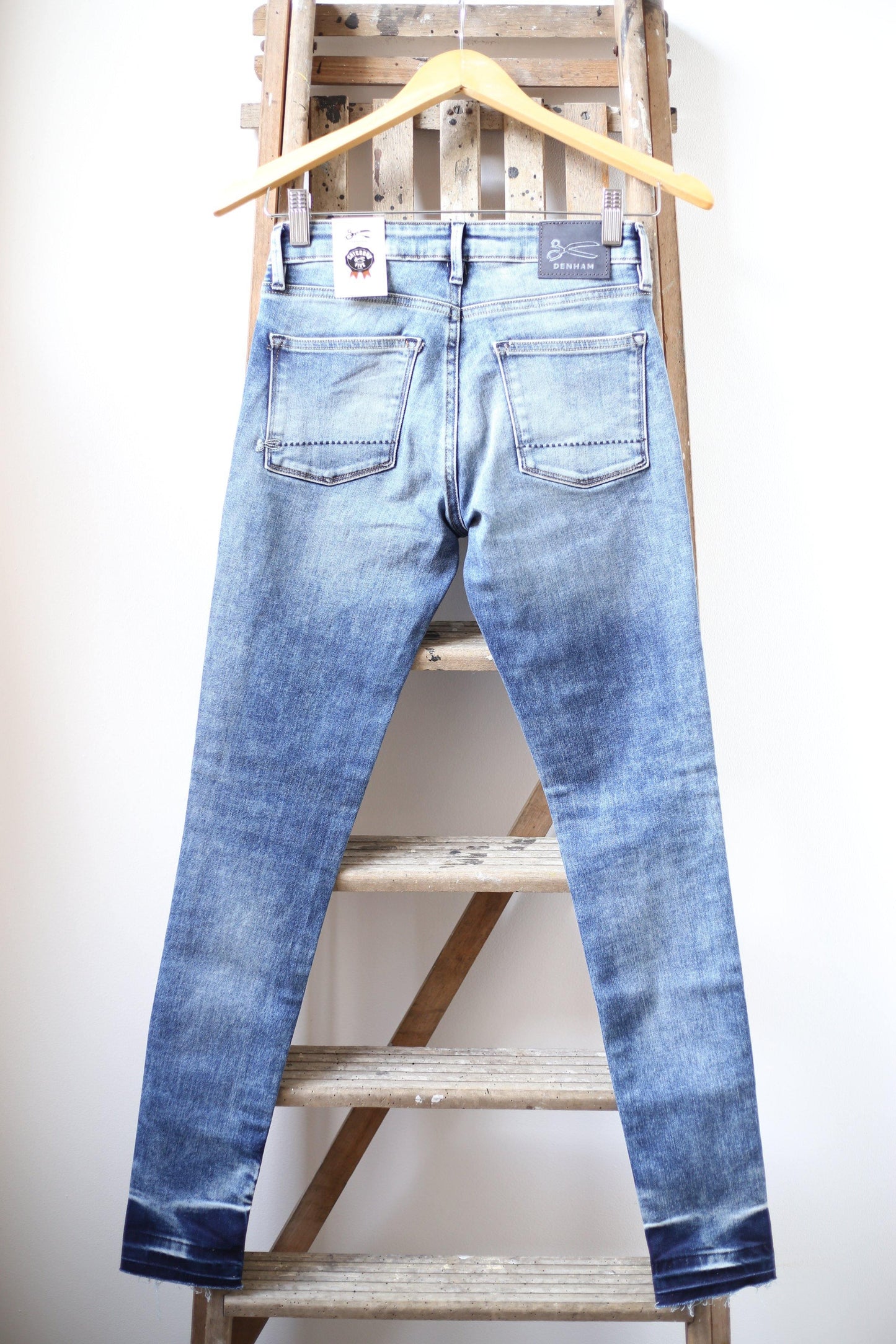 Denham The Jeanmaker - Spray Blue Denim Super Tight Fit Jeans - 32 The Guild