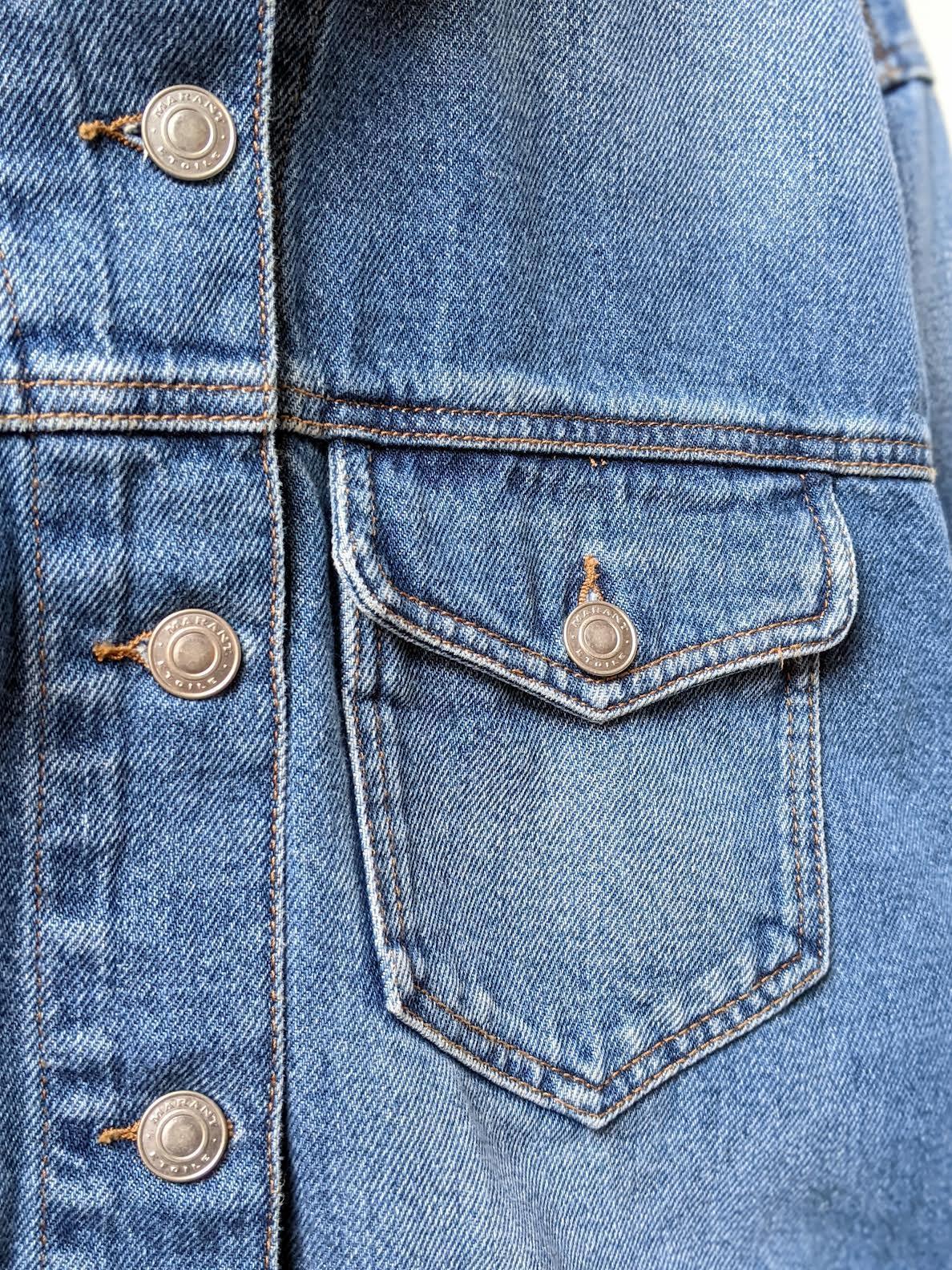 Isabel Marant Etoile - Tadia Blue Denim Jacket - 32 The Guild