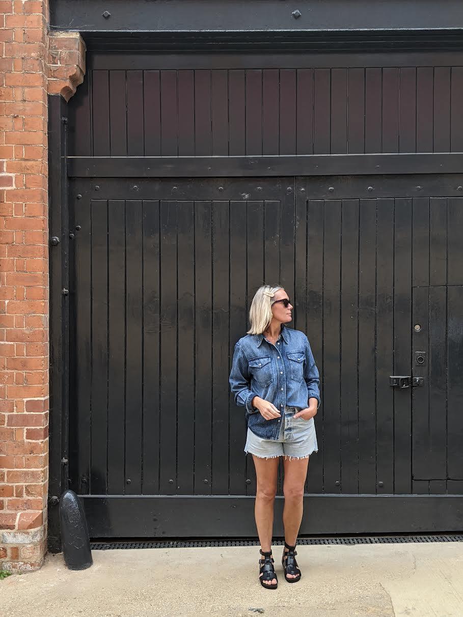 Isabel Marant Etoile - Tahis Dark Blue Shirt - 32 The Guild