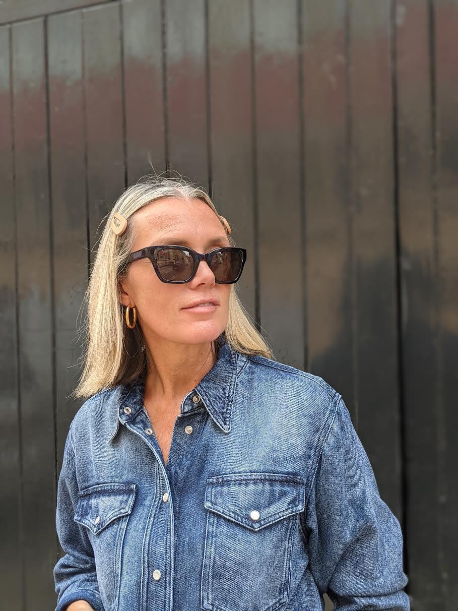 Isabel Marant Etoile - Tahis Dark Blue Shirt - 32 The Guild
