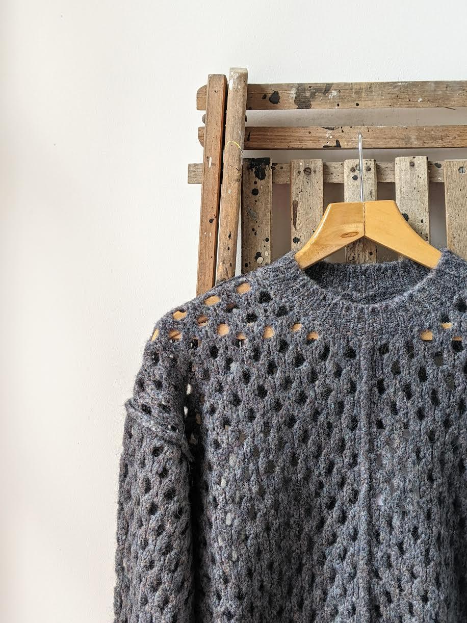 Isabel Marant Etoile - Tiana Anthracite Open Knit - 32 The Guild