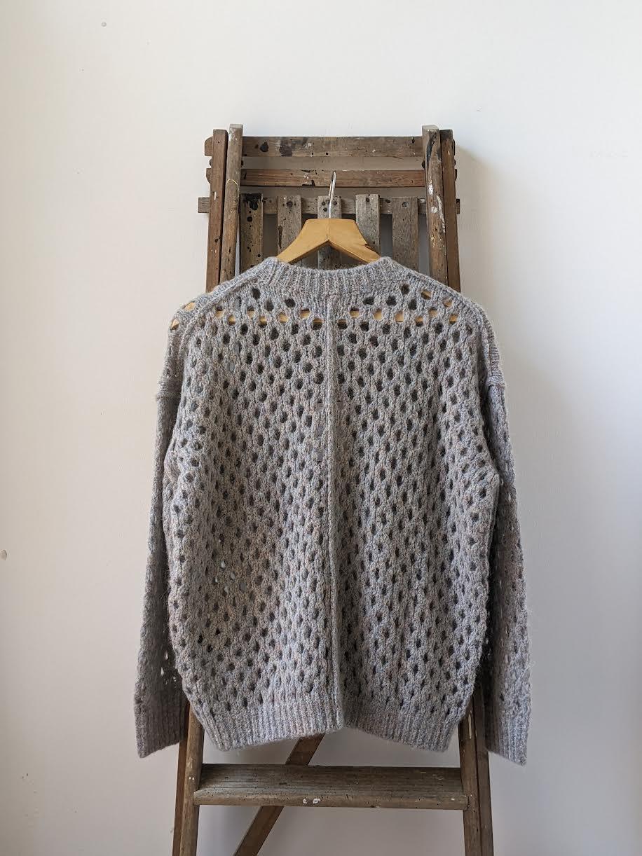 Isabel Marant Etoile - Tiana Light Grey Open Knit - 32 The Guild