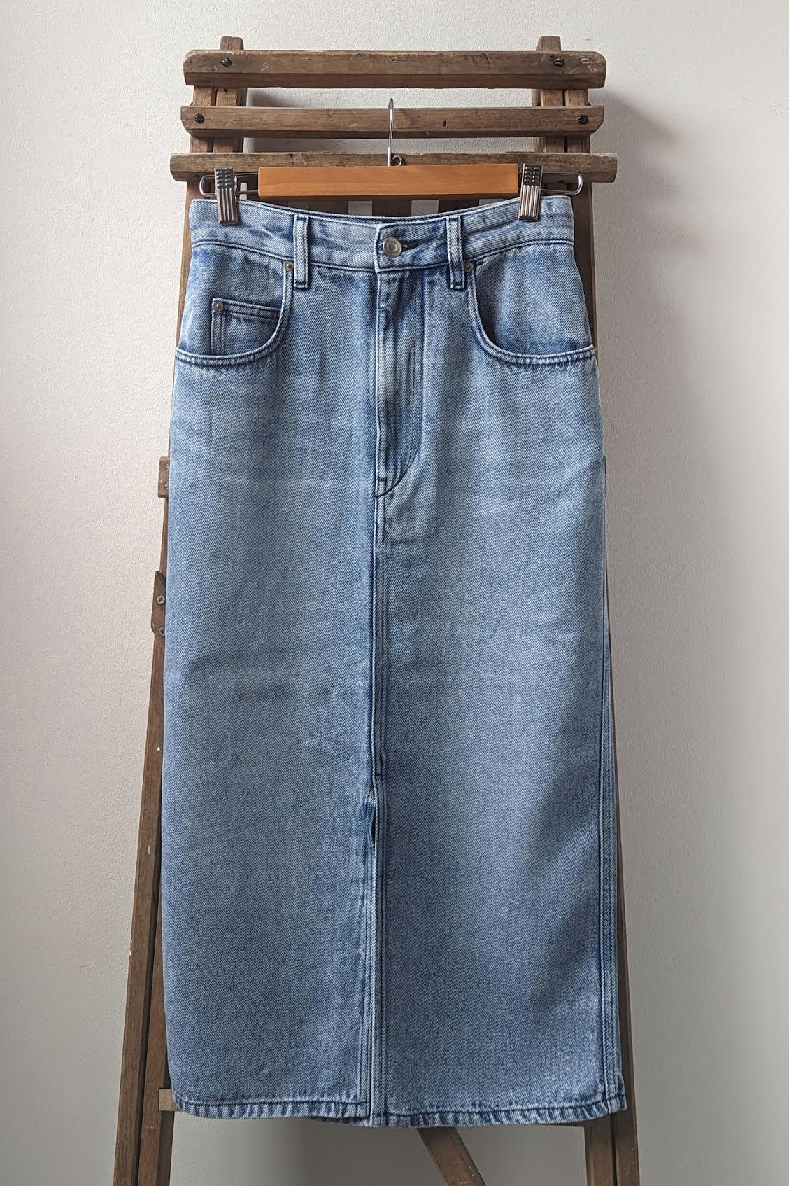 Isabel Marant Etoile - Tilauria Denim Midi Skirt - 32 The Guild