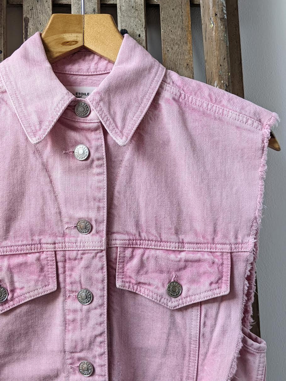 Isabel marant pink hot sale denim jacket