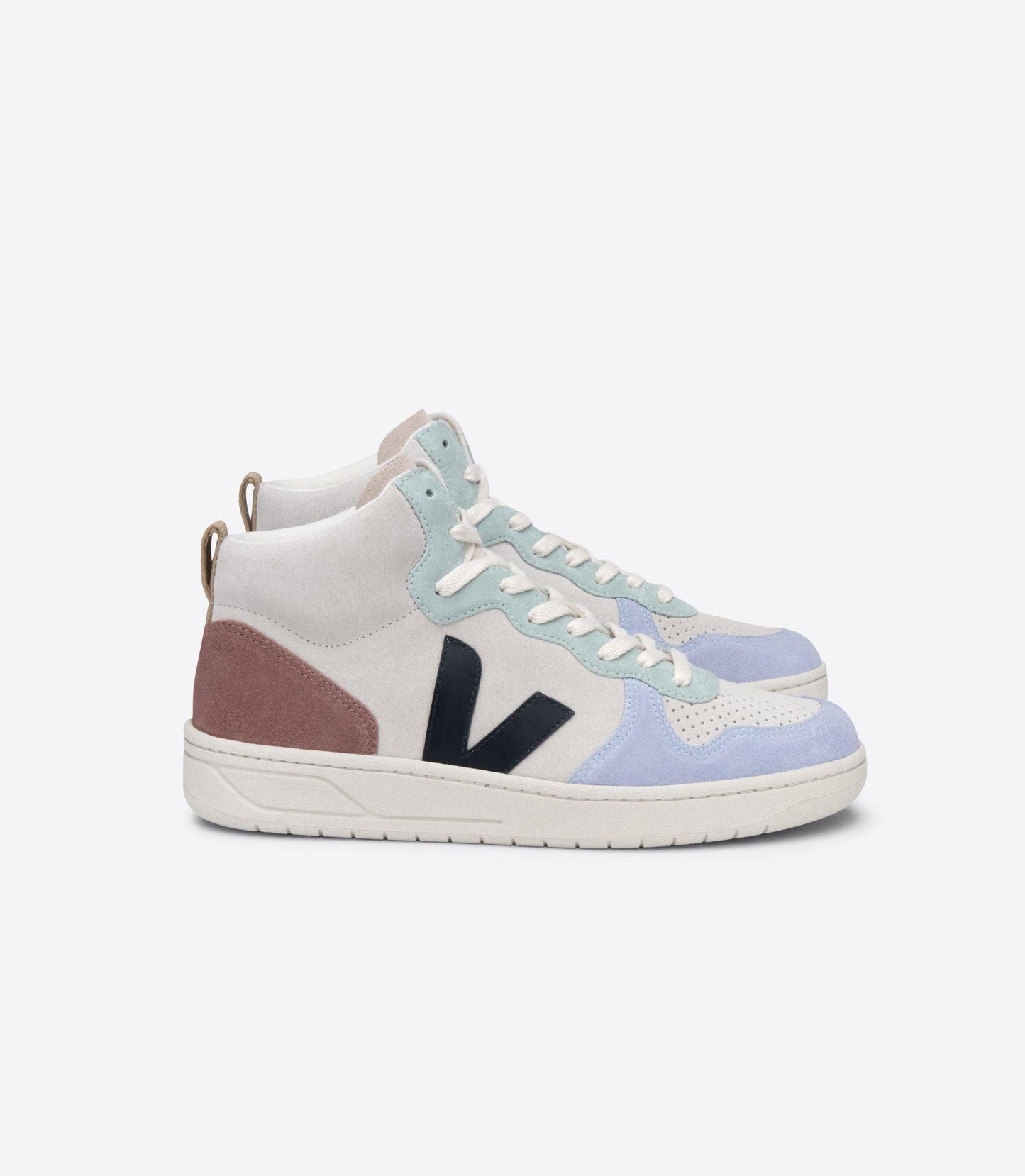 Veja - V15 Multi-Suede Hi-Top Sneaker - 32 The Guild