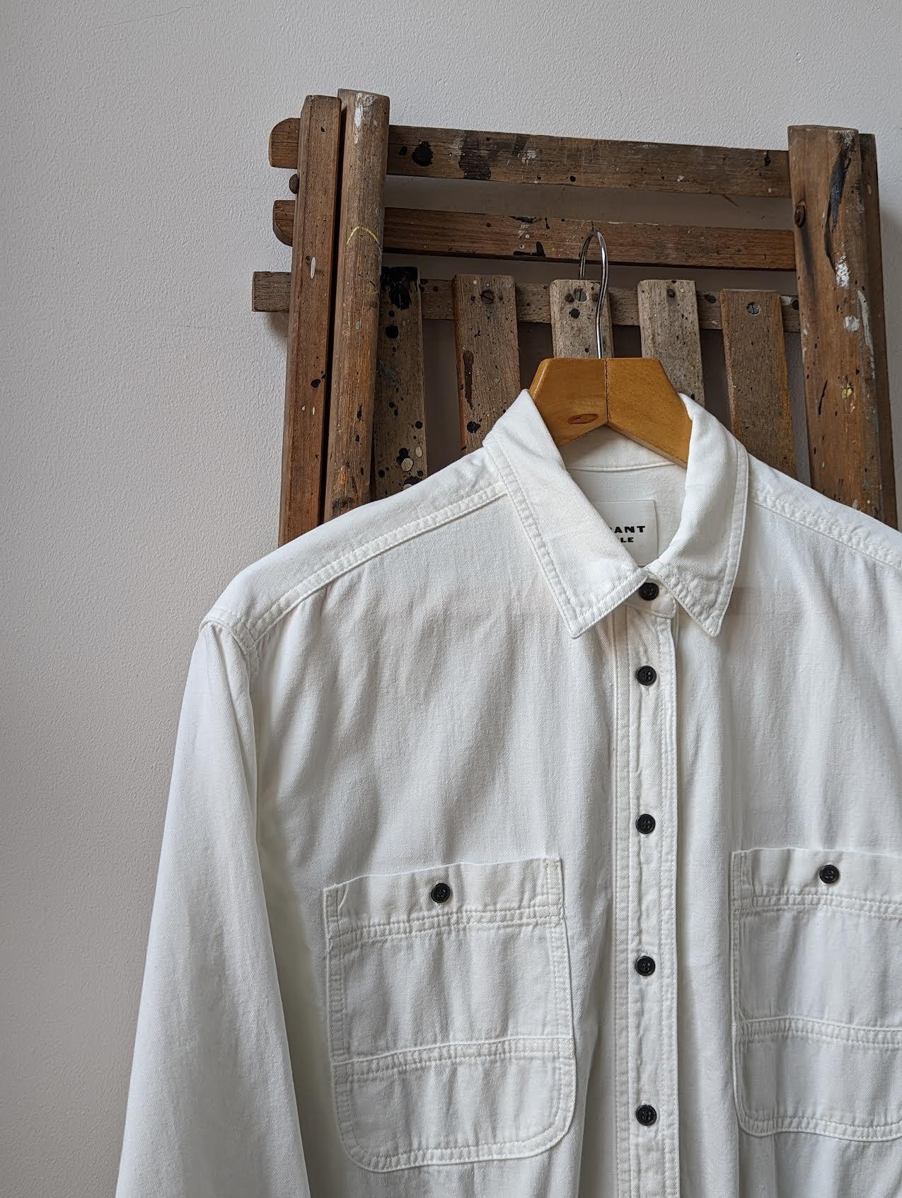 Isabel Marant Etoile - Veado White Overall - 32 The Guild