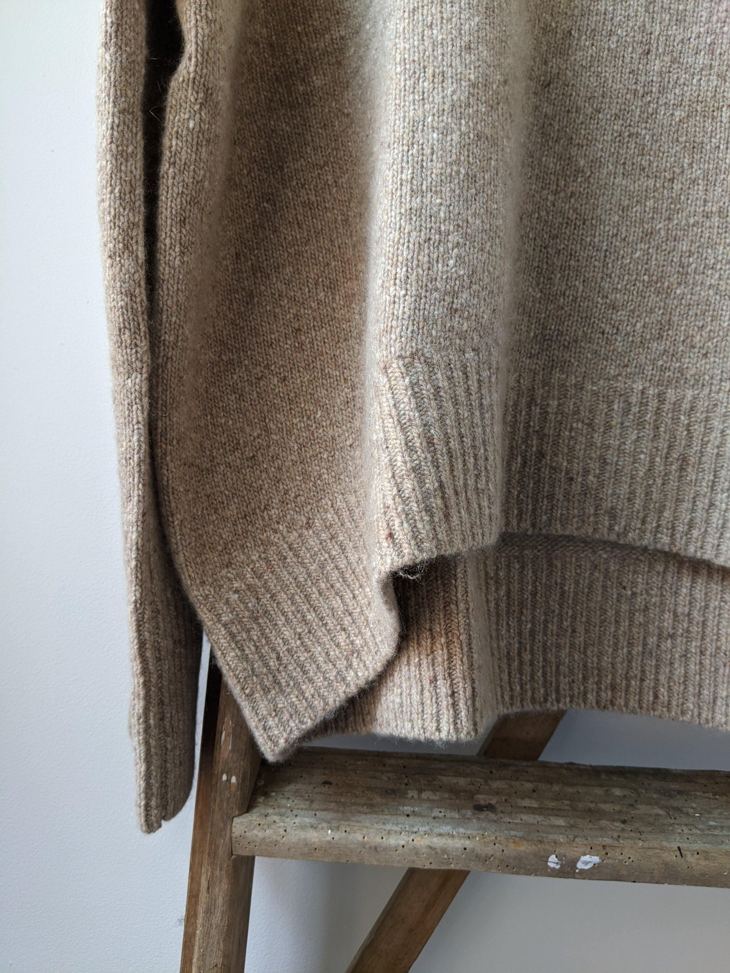 samsoe samsoe vicky camel cashmere turtle neck jumper
