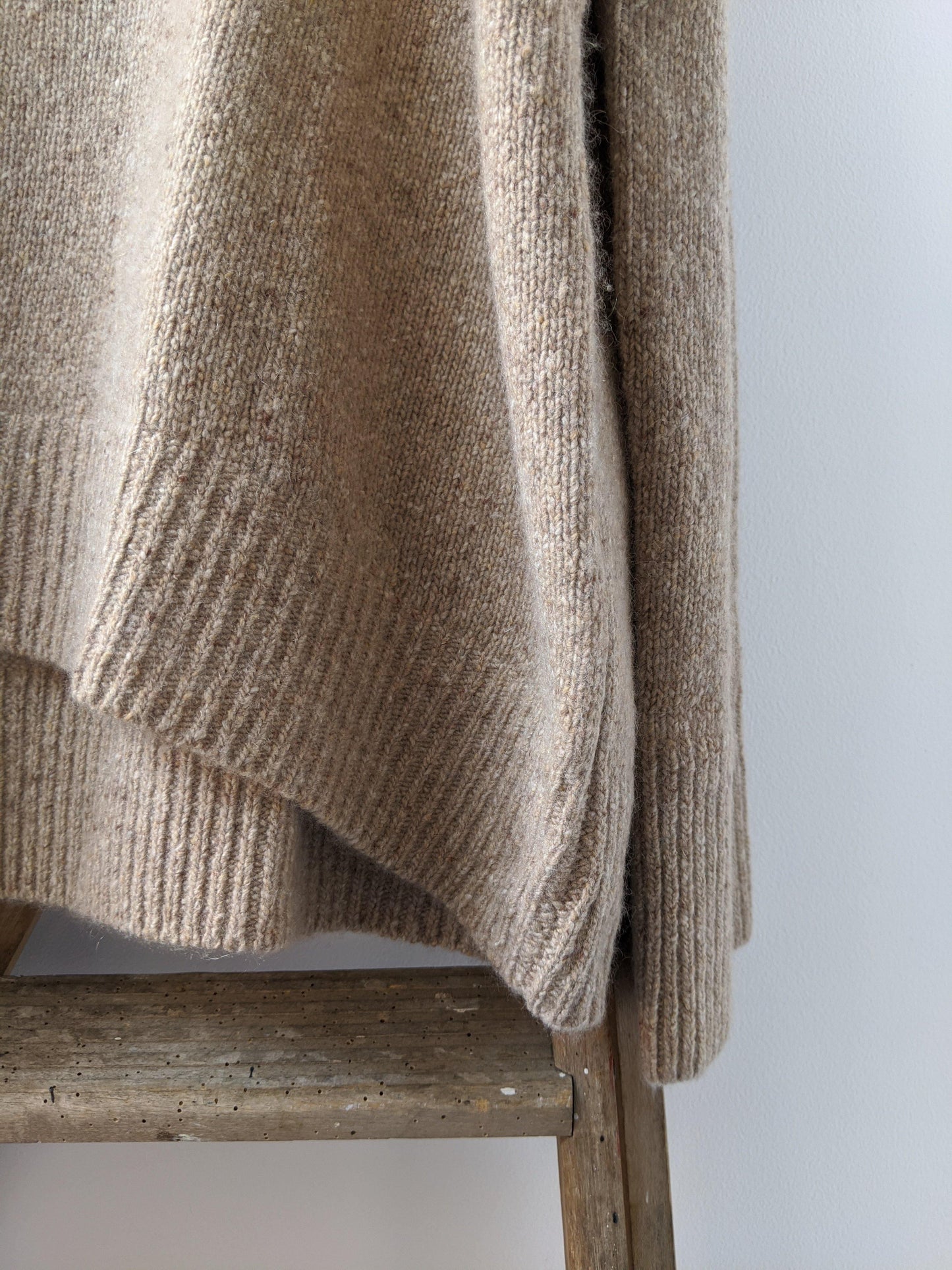 samsoe samsoe vicky camel cashmere turtle neck jumper