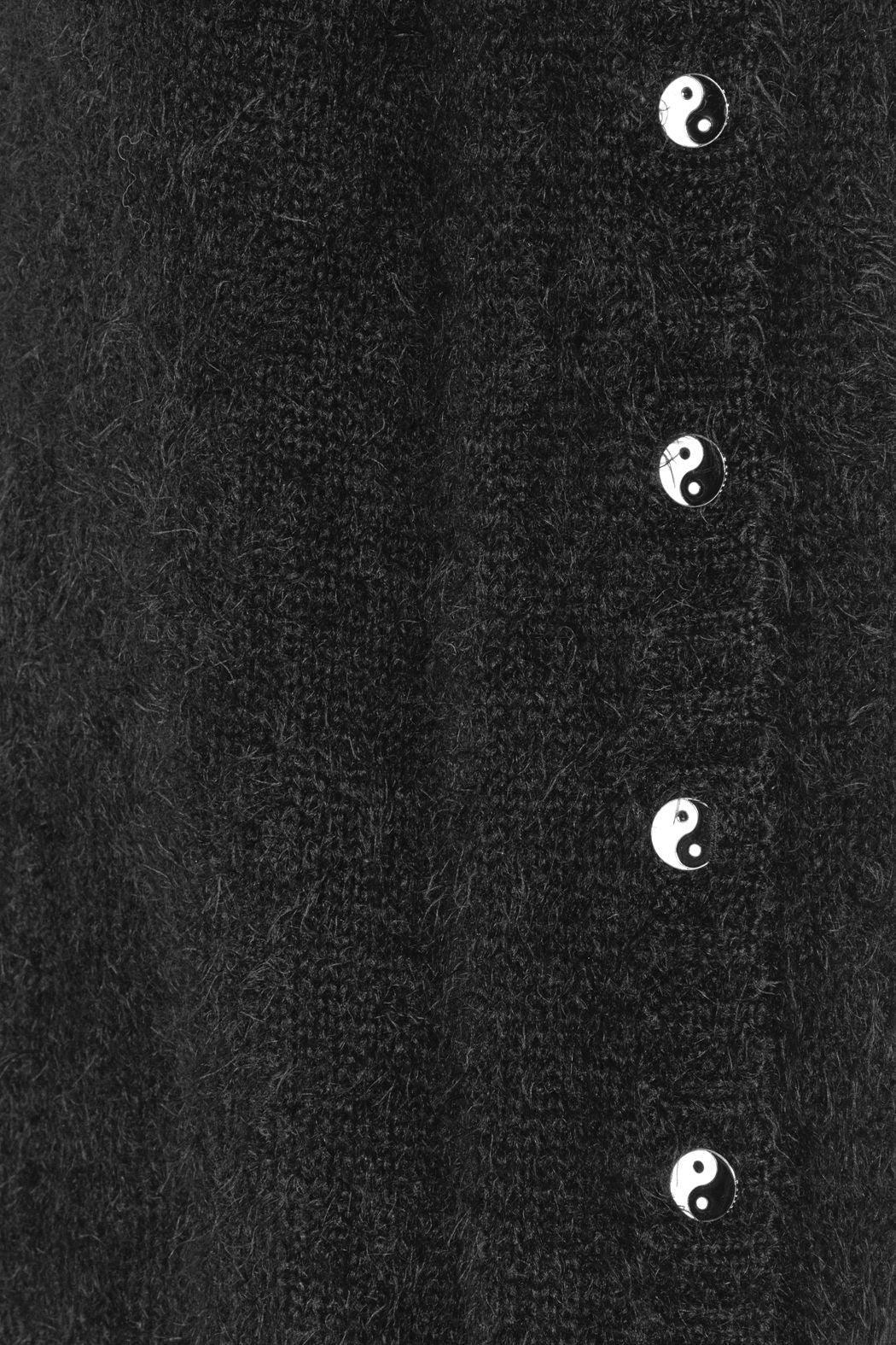 Rotate Remain - Yin Yang Black Mohair Knit - 32 The Guild