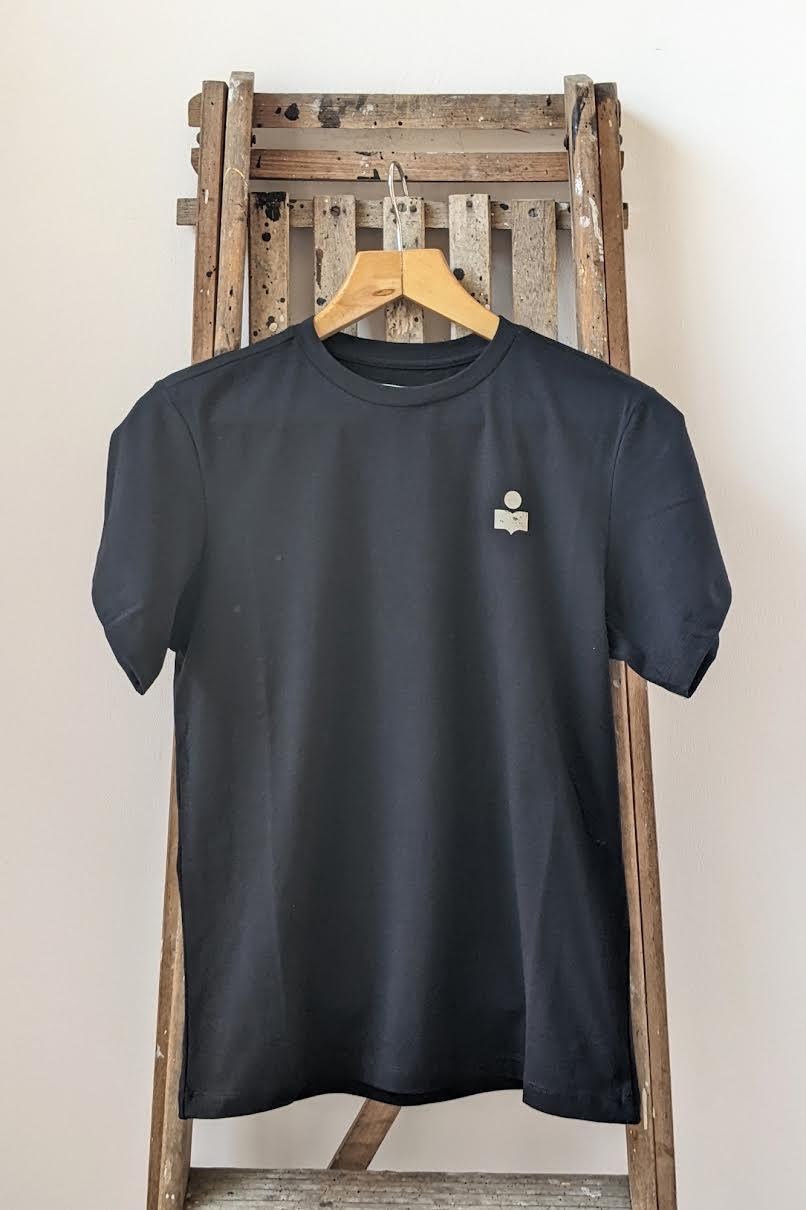 Isabel Marant Etoile - Zewel Black Logo T-Shirt - 32 The Guild
