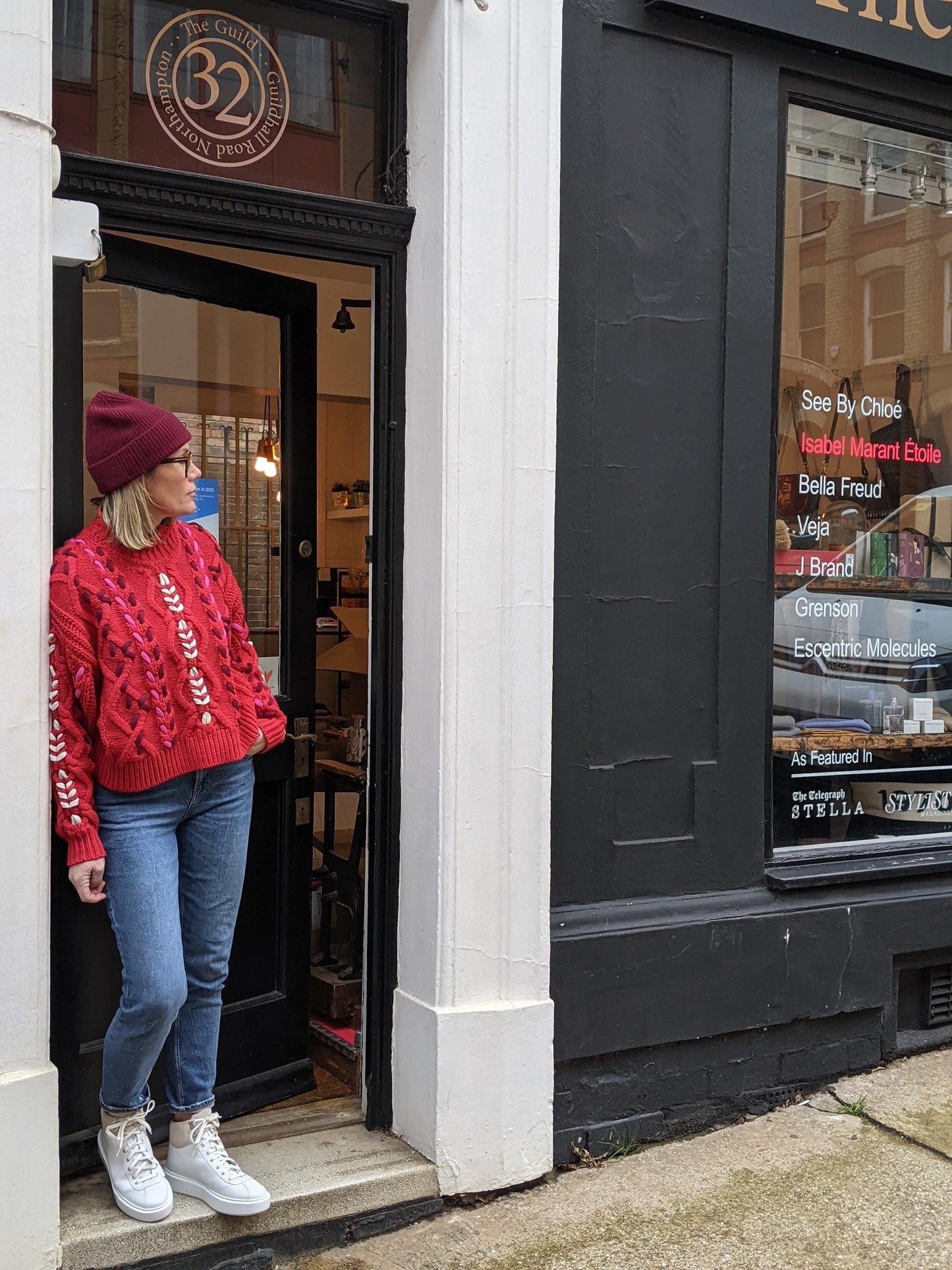 isabel marant etoile zola red knit