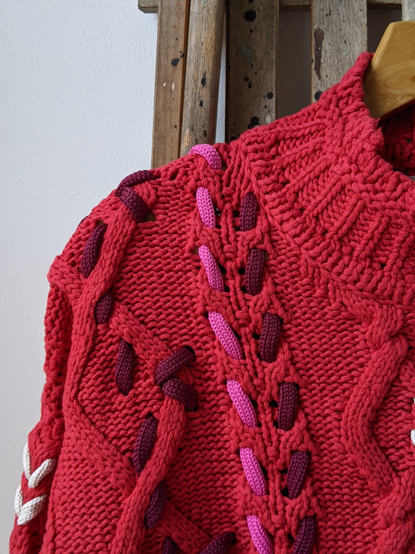isabel marant etoile zola red knit