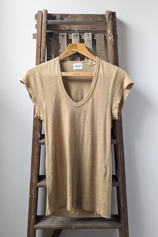 Marant Étoile - Zankou Sahara Linen T-Shirt