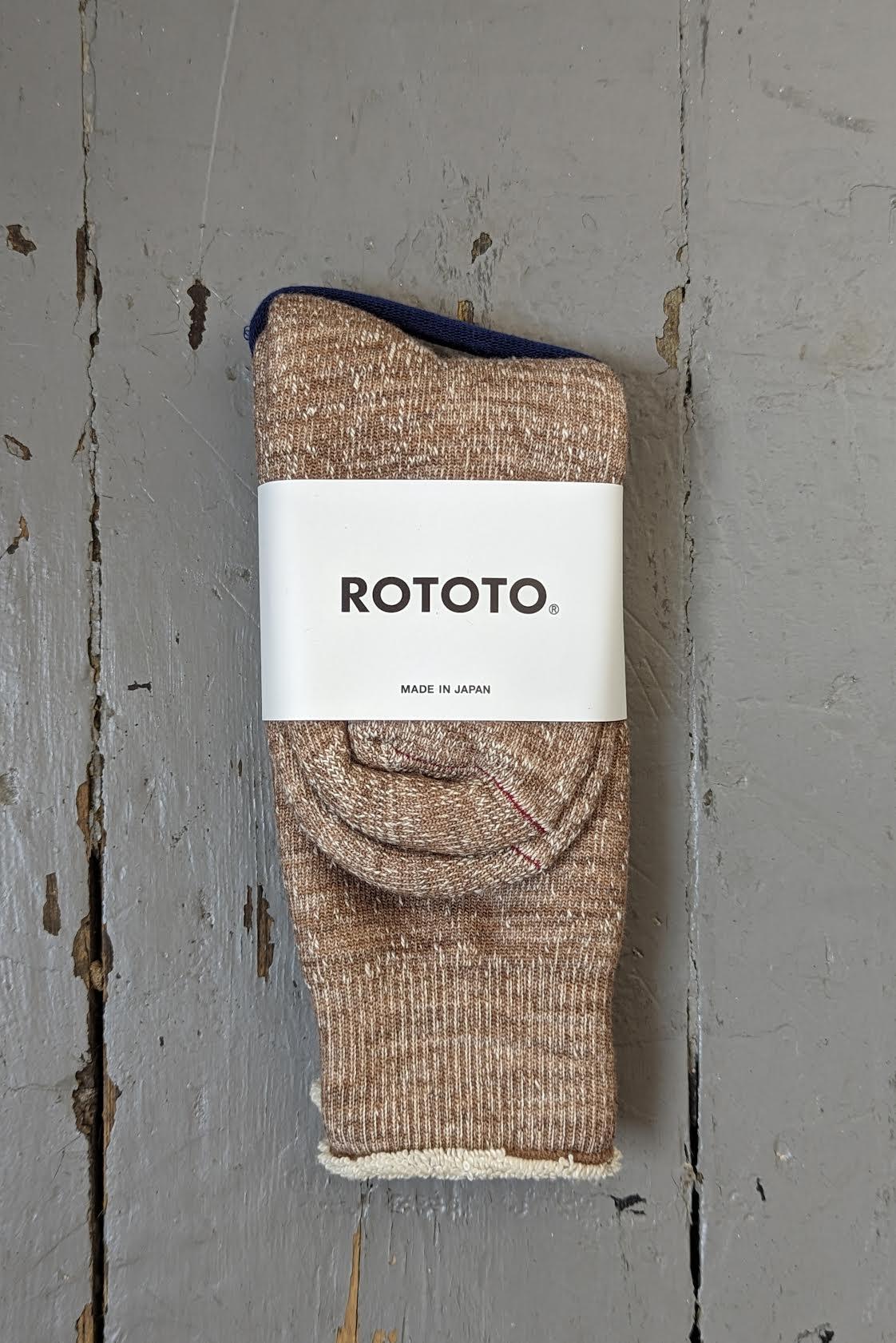 Rototo - Camel Double-Face Socks - 32 The Guild