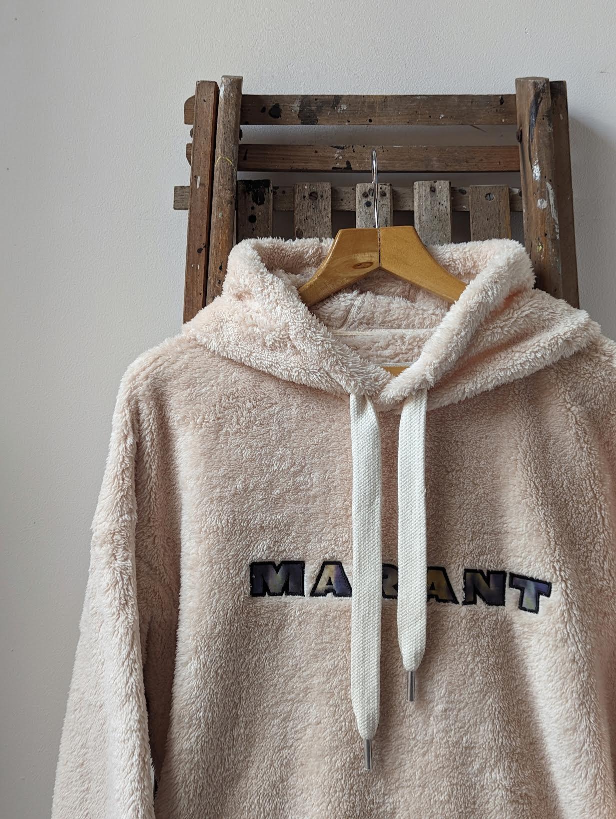 Marant Etoile - Martia Ecru Hooded Sweatshirt - 32 The Guild