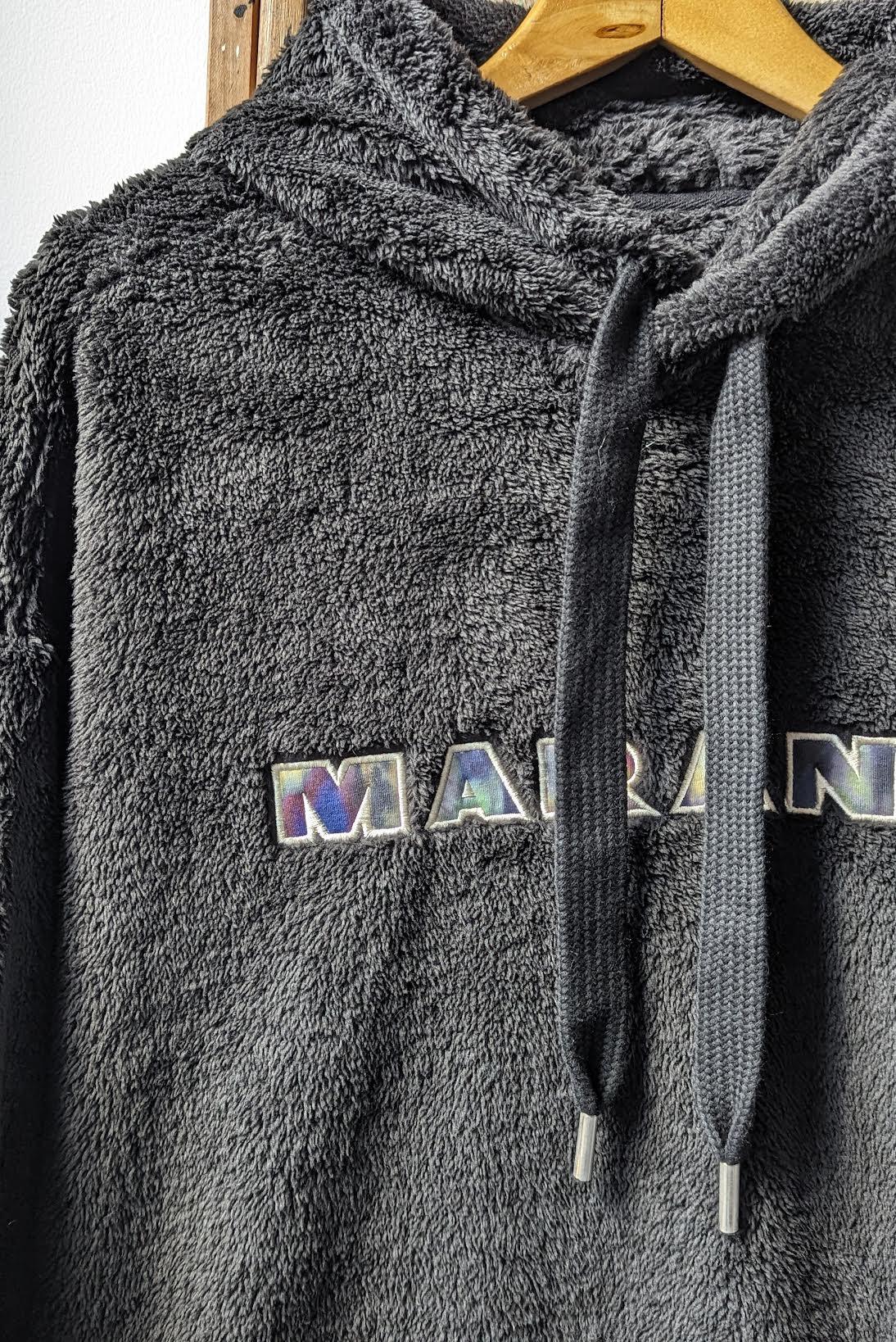 Marant Etoile - Martia Black Hooded Sweatshirt - 32 The Guild