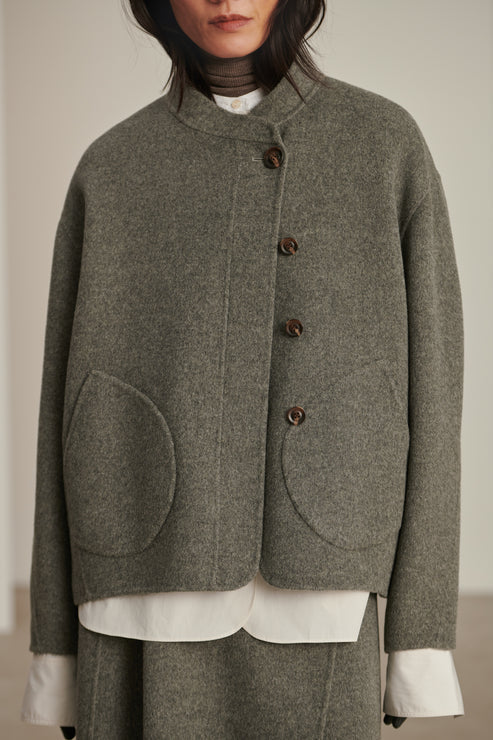 Windsor Grey Short Jacket