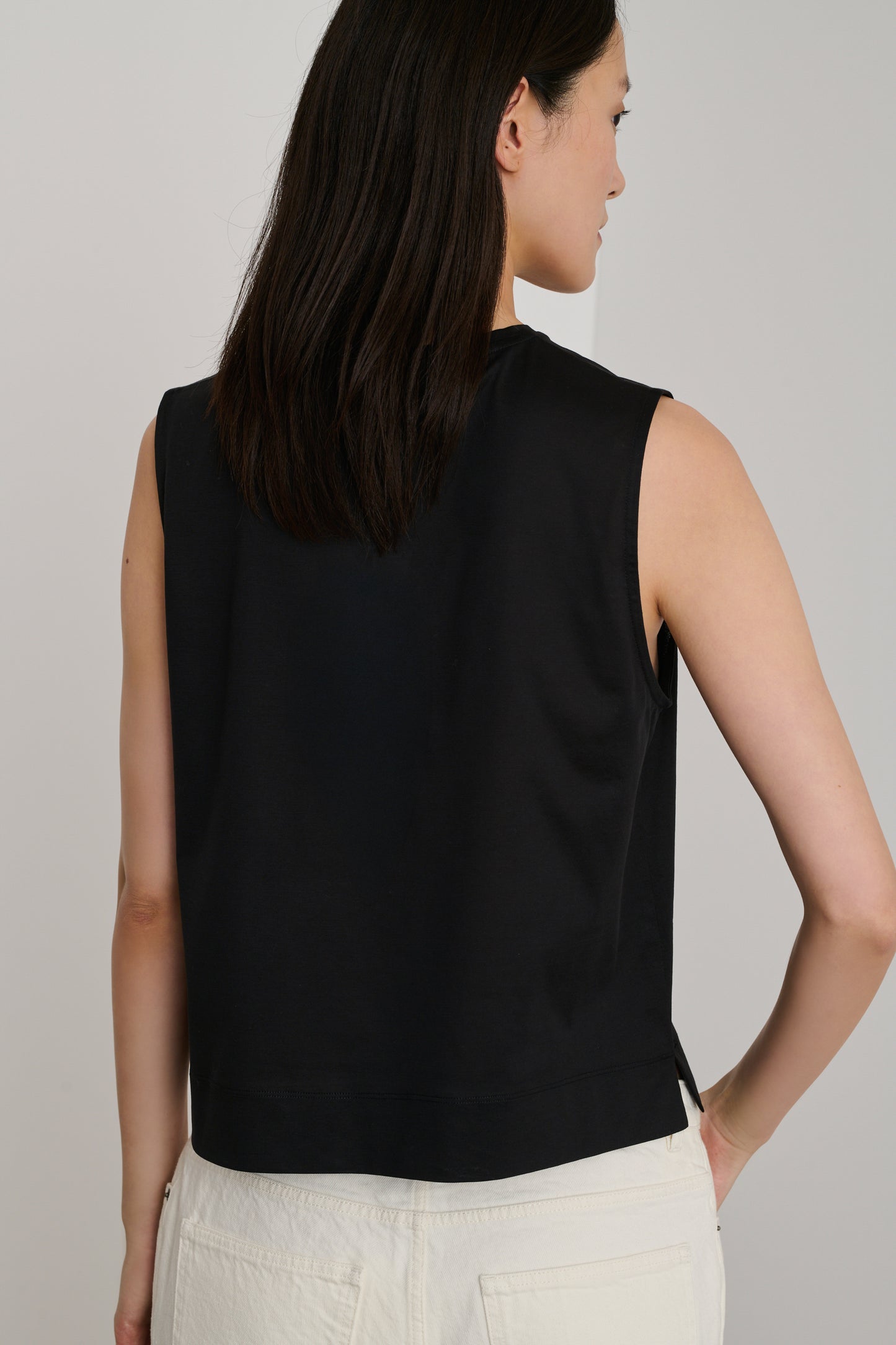 Dali Black Sleeveless Tank