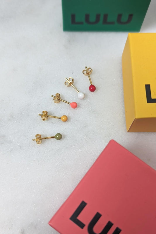 Lulu Copenhagen - Colour Ball Single Stud Earring