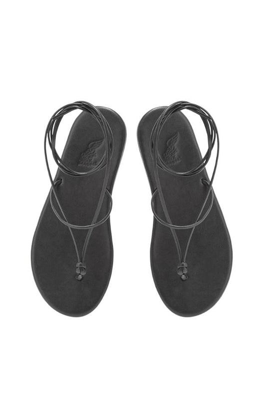 Ancient Greek - Chordi Black Tie Sandals - Image 1