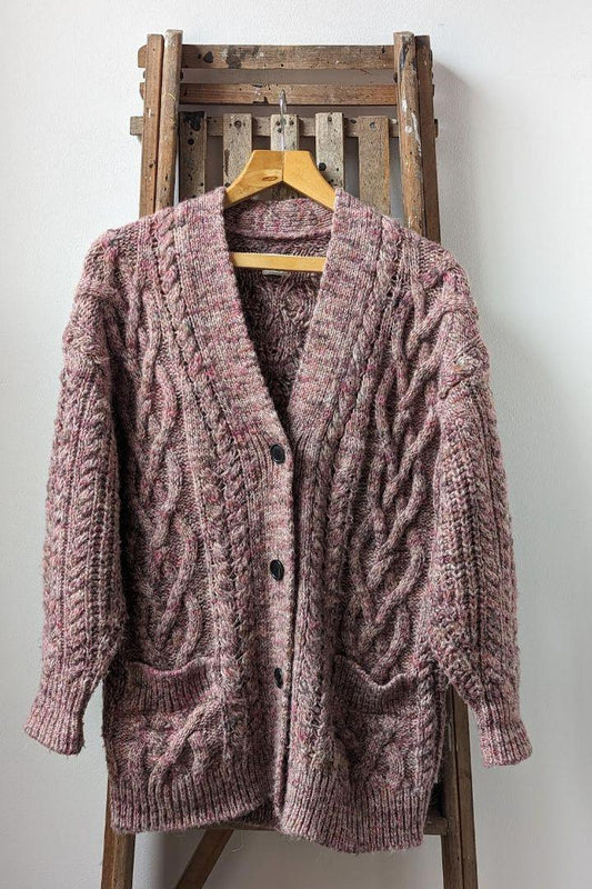32 ReGuild - Isabel Marant Etoile Pink Cable Knit Cardigan size 36 - 32 The Guild