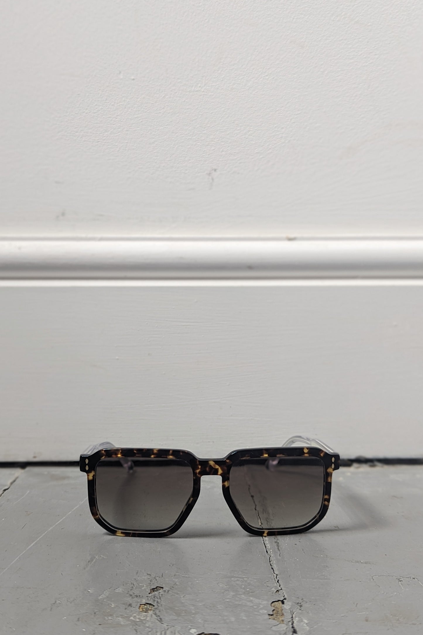 Havana Brown Square Sunglasses