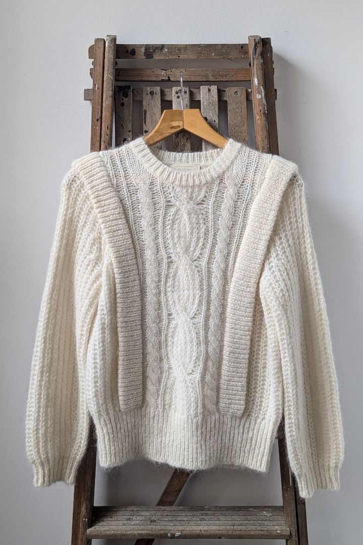 Sezane Cable Knit Jumper size M