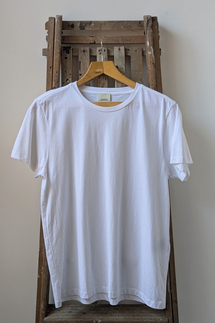 Isabel Marant White Annax T-Shirt size L