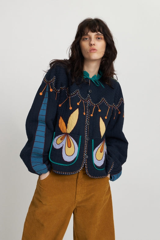 Embroidered Tailors Wardrobe Multi-Jacket