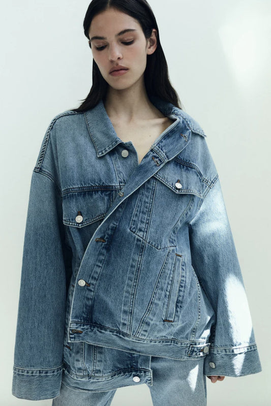 Reworked Wayne Oversized Denim Jacket