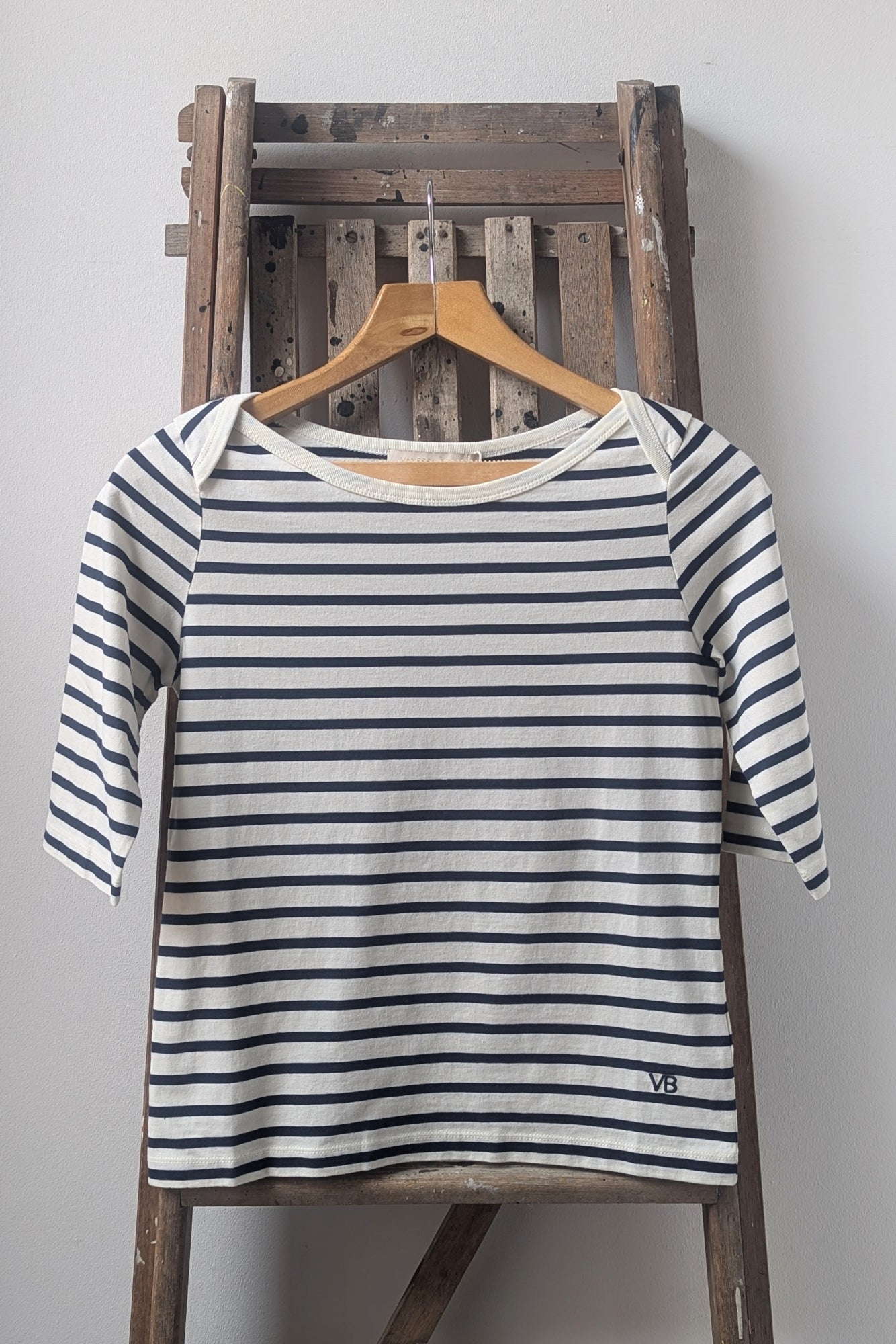 Deauville Navy & White Striped T-Shirt