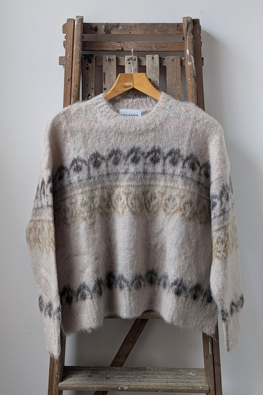 Dully Khaki Wool & Mohair Jumper