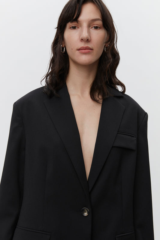 Ezra Classic Black Blazer