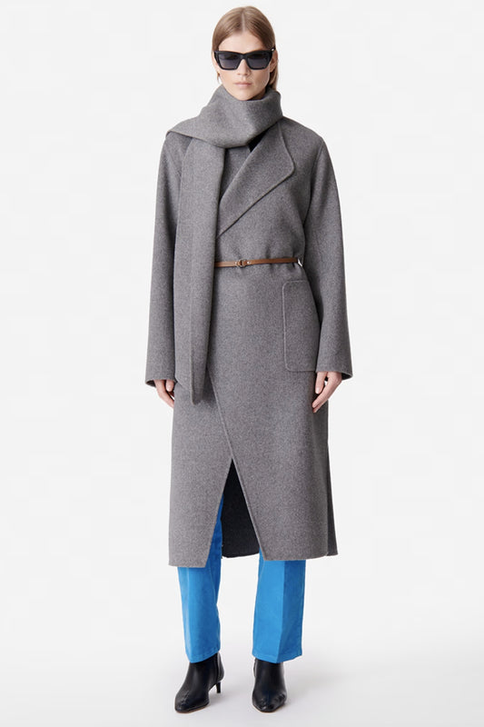 Valeran Grey Wool Coat