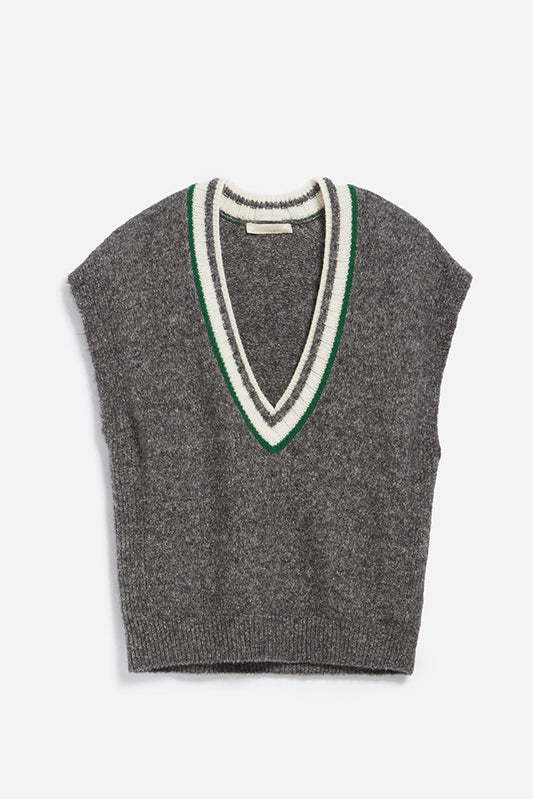 Daloba Grey Knitted Vest