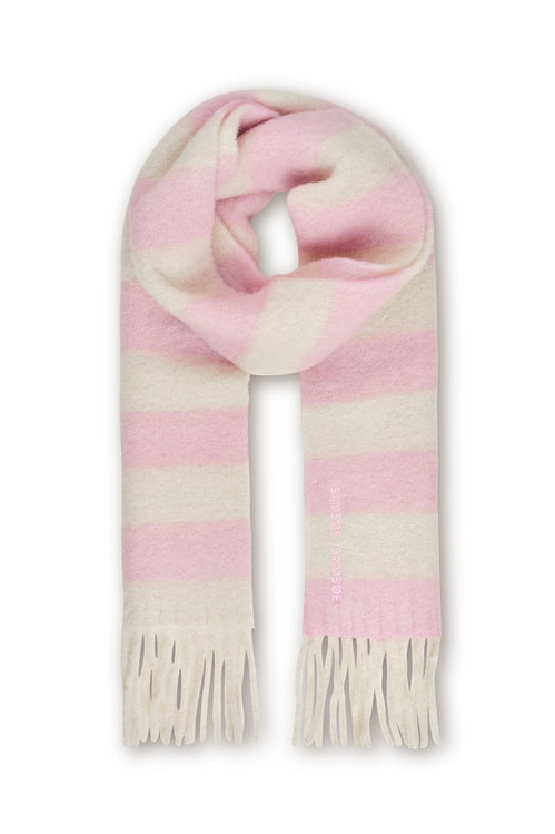 Alex Orchid Smoke / Oak Charcoal Striped Scarf