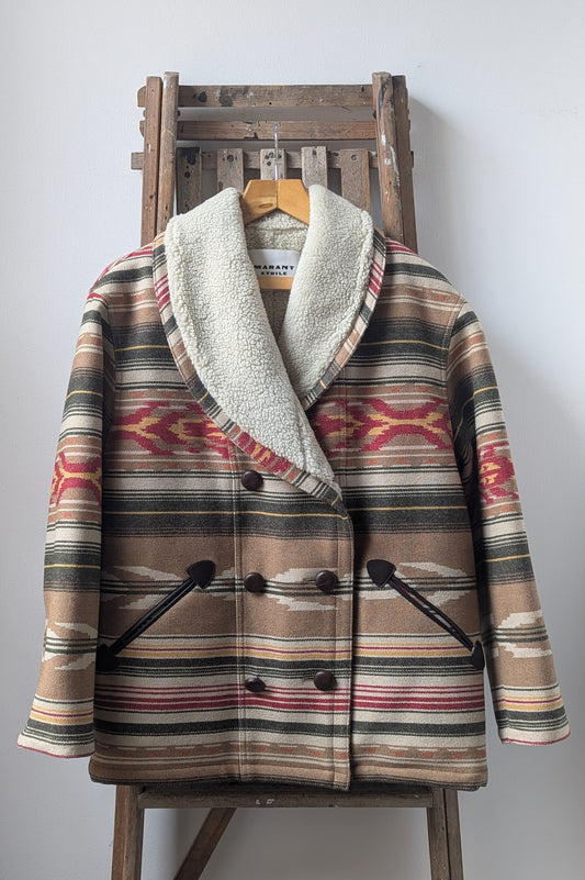 Dorcas Woven Camel Coat