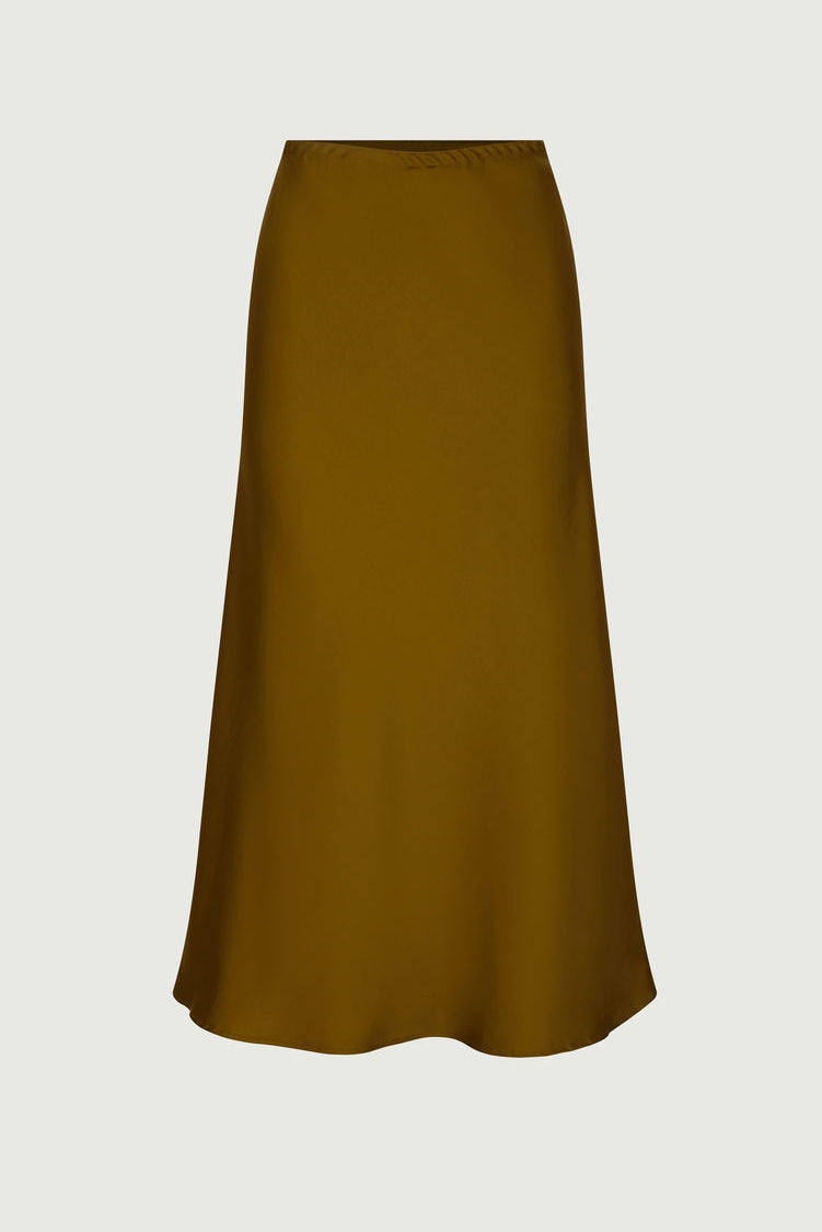 Fever Bronze Midi-Skirt