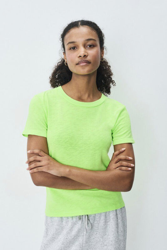 Sonoma Fluro Green Cotton T-Shirt