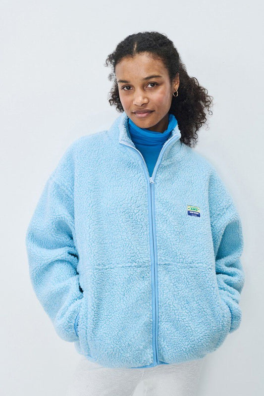 Hoktown Polar Blue Zip Fleece