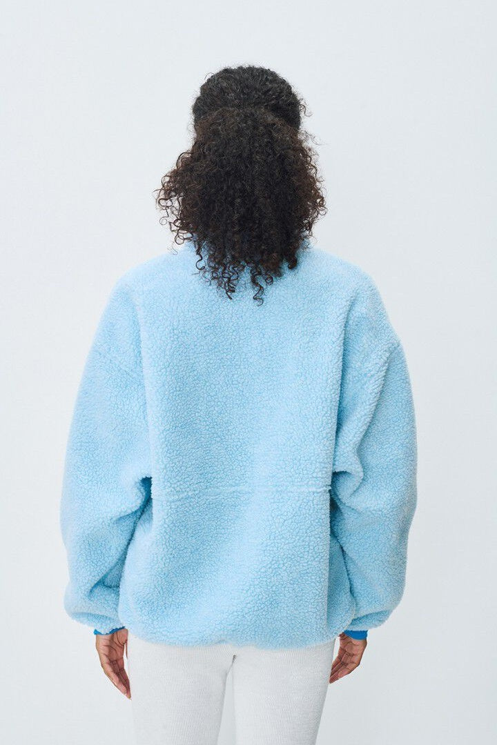 Hoktown Polar Blue Zip Fleece