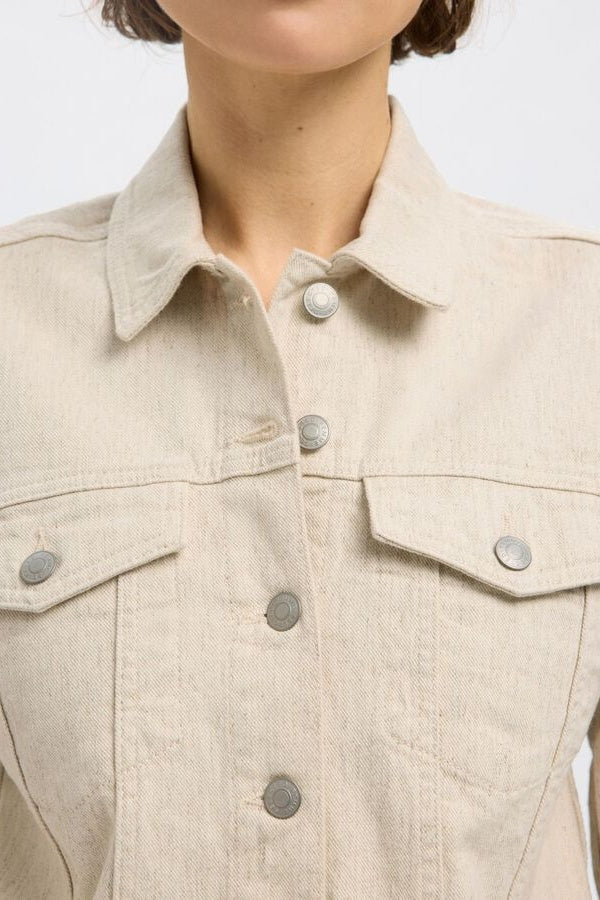 Slfuna Cropped Denim Jacket