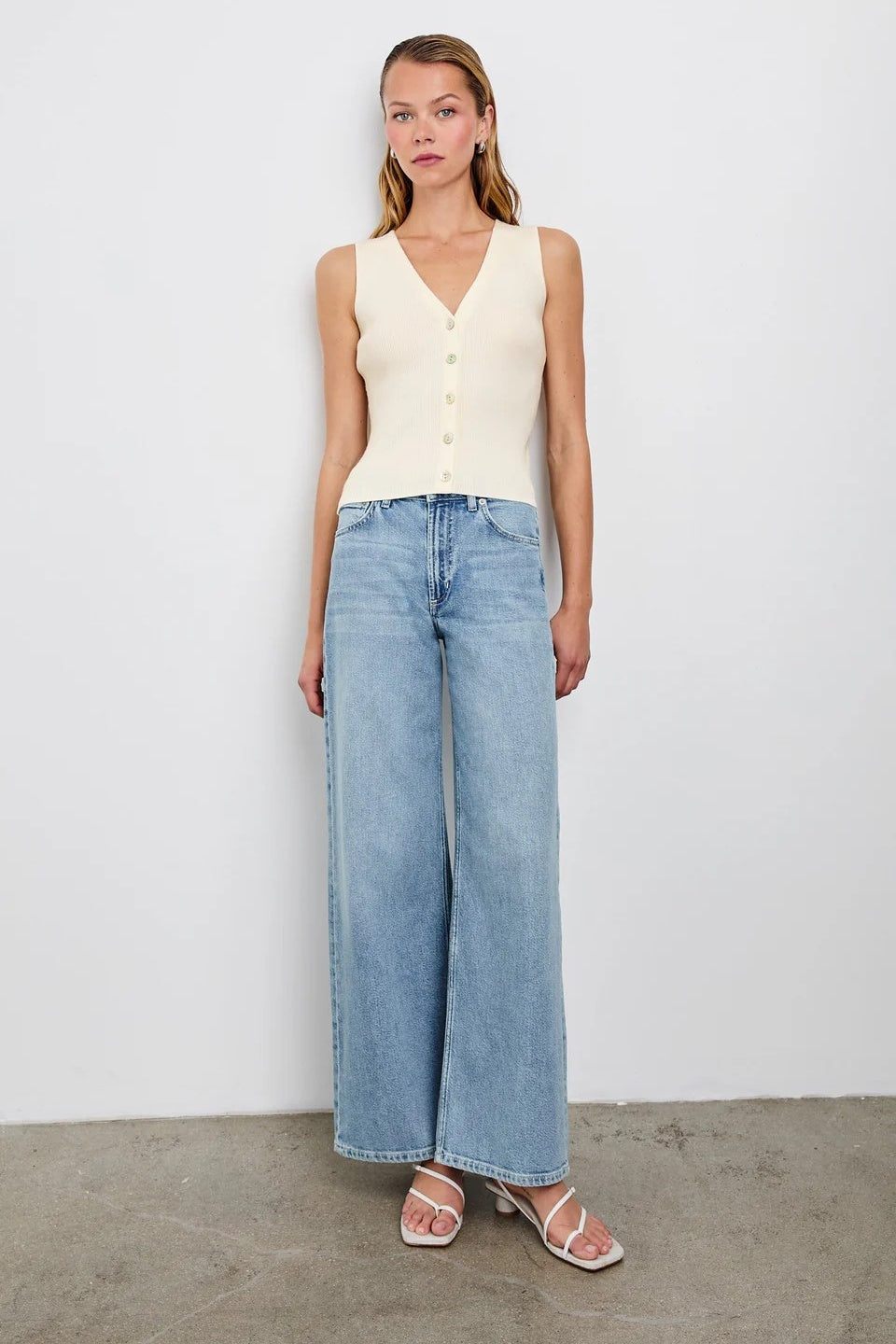 Rosa Vest Ivory