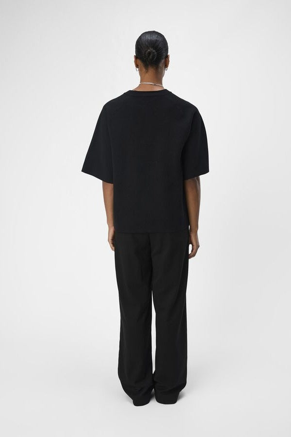 Object - Black Oversized Knitted Objreynard Top
