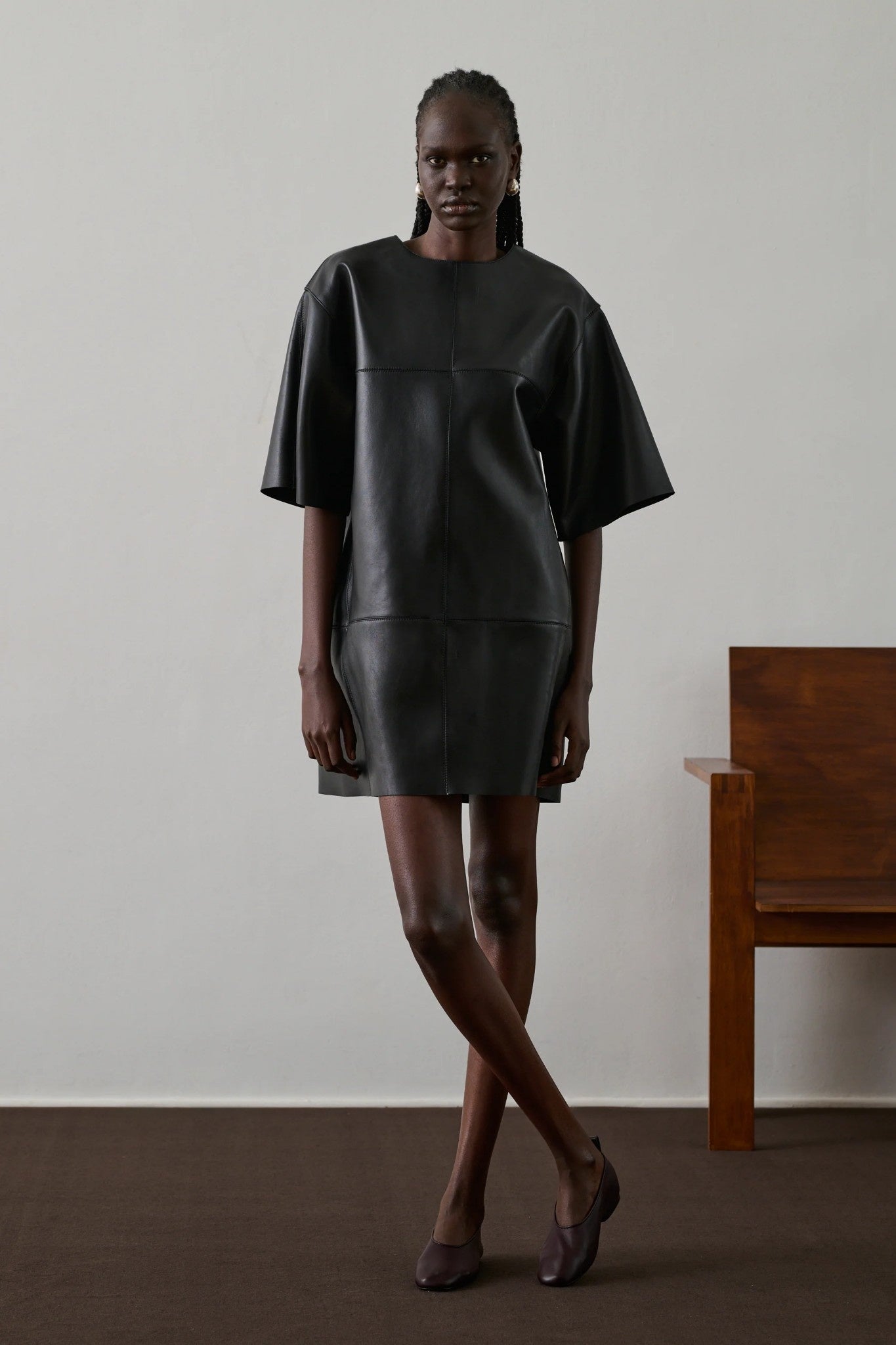 Gisele Leather Dress