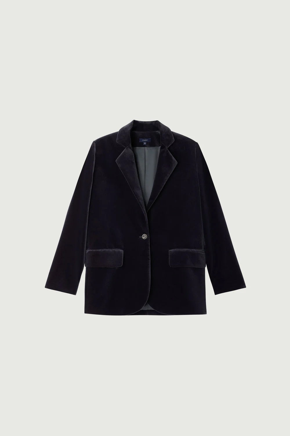 Sevres Anthracite Velvet Jacket