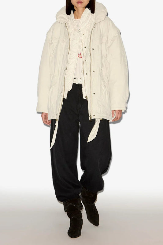 Damone Ecru Padded Coat