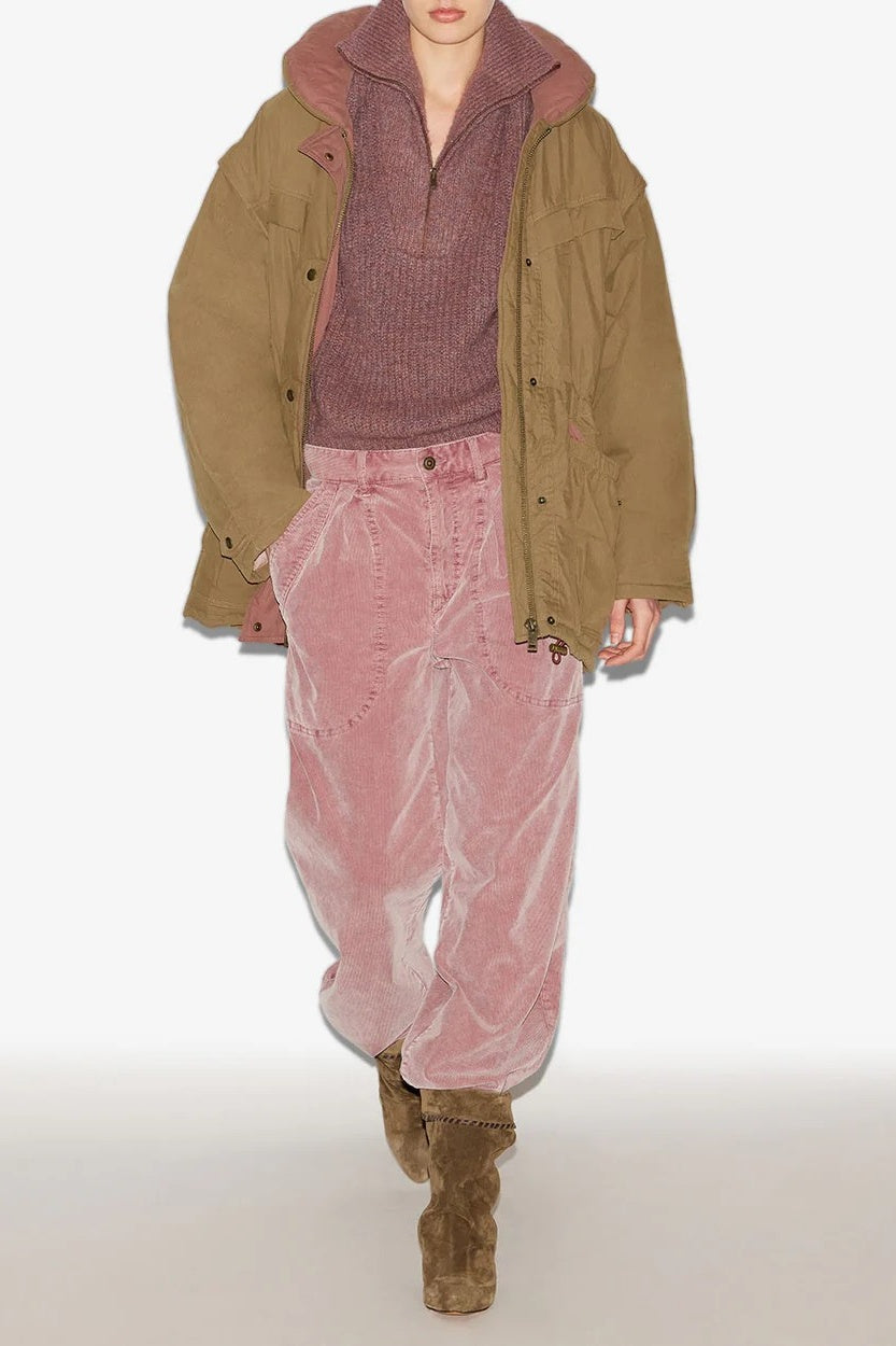 Damone Khaki Padded Coat