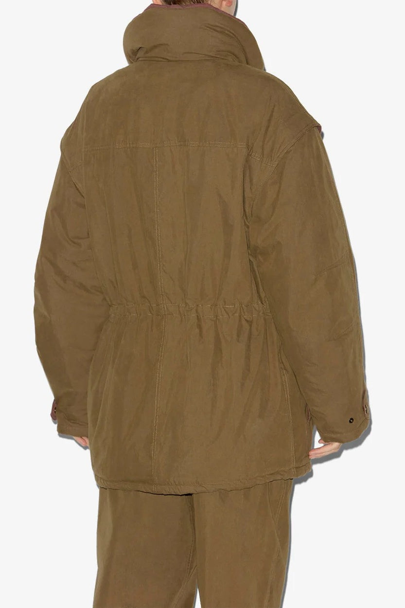 Damone Khaki Padded Coat
