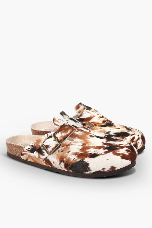 Riva Cow Leather Clogs